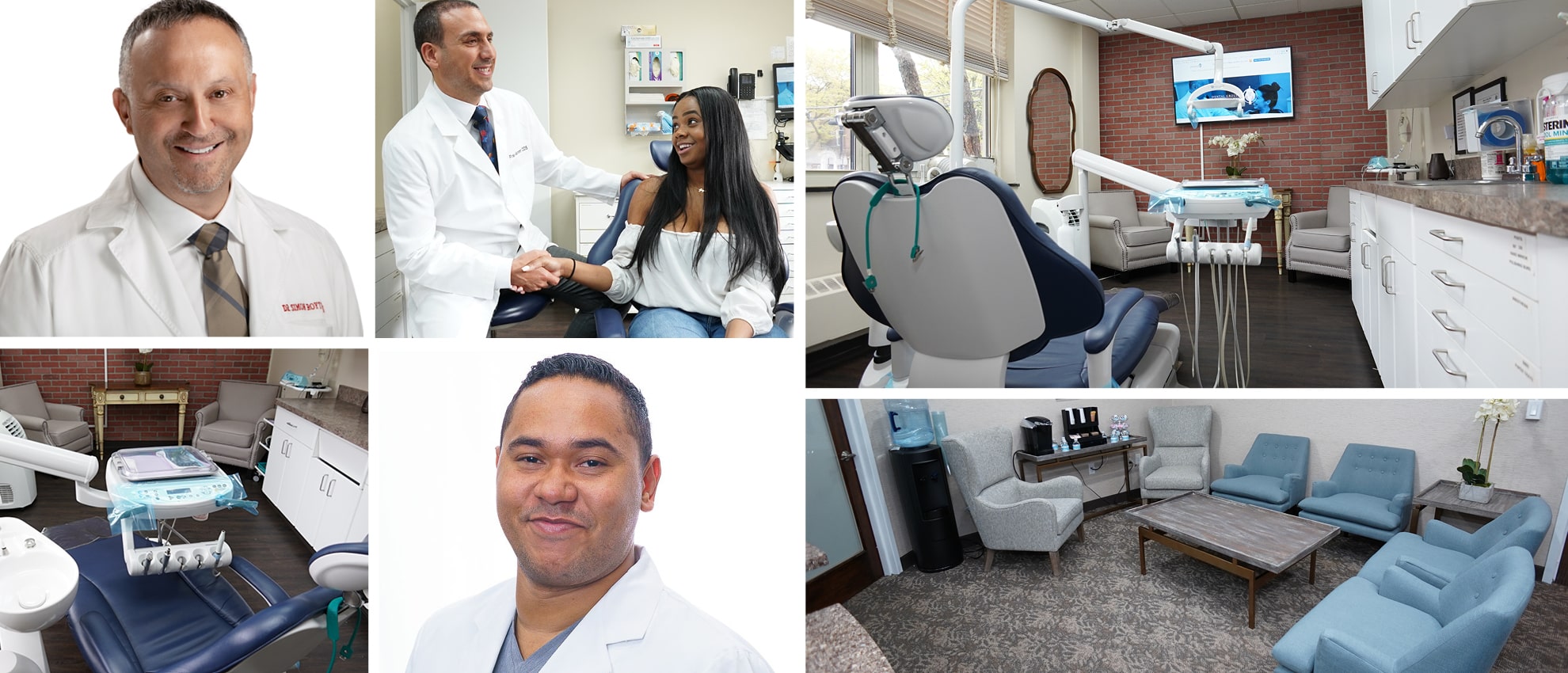 Collage of our expert dentists in White Plains, NY